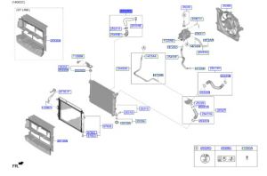 خرطوم رديتر ماء سفلي