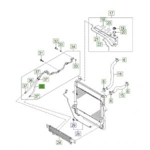 خرطوم مبرد زيت الجيربوكس
