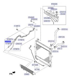 خرطوم مبرد زيت الجيربوكس