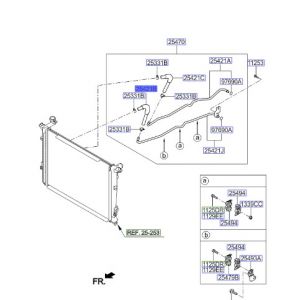 خرطوم مبرد زيت الجيربوكس