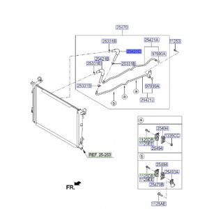 خرطوم مبرد زيت الجيربوكس