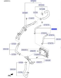 خرطوم مبرد زيت الجيربوكس