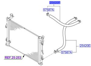 خرطوم مبرد زيت الجيربوكس