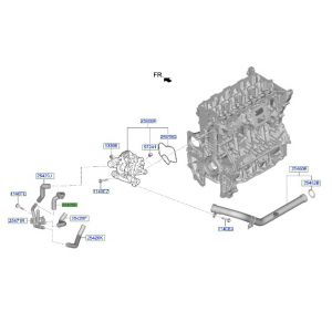 خرطوم مبرد زيت الجيربوكس