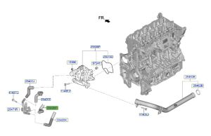 خرطوم مبرد زيت الجيربوكس
