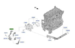 خرطوم مبرد زيت الجيربوكس