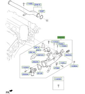 ماصورة تحكم بحرارة الماكينة