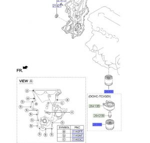 فلتر زيت الماكينة