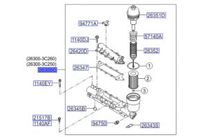فلتر زيت الماكينة