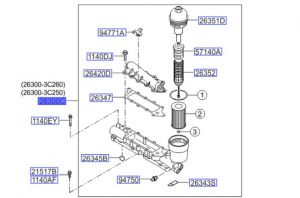 فلتر زيت الماكينة