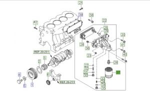 فلتر زيت الماكينة