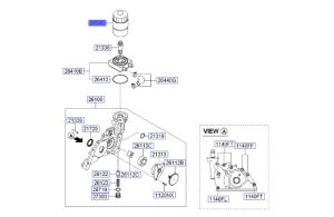 فلتر زيت الماكينة