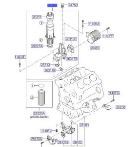 فلتر زيت الماكينة