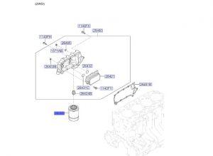 فلتر زيت الماكينة