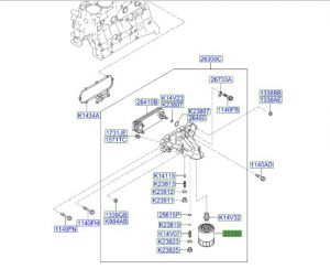 فلتر زيت الماكينة