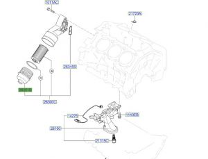 غطاء فلتر زيت الماكينة
