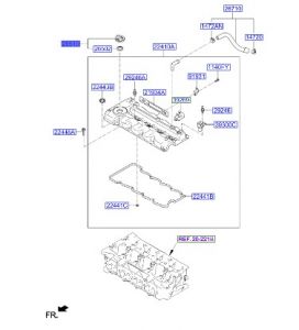 غطاء تعبئة زيت المحرك