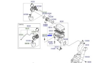مشبك تثبيت غطاء فلتر الهواء