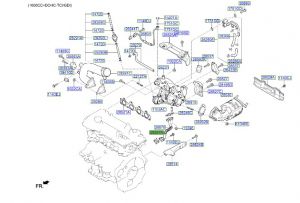 وجه مخرج زيت التيربو (ب)