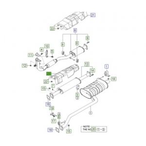 غطاء عازل حرارة العادم