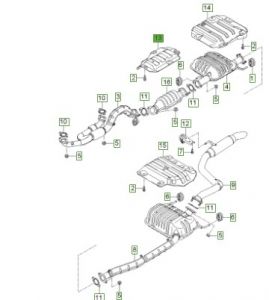 غطاء عازل حرارة العادم