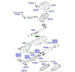 غطاء عازل حرارة العادم