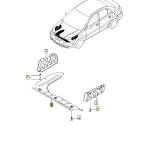 غطاء ماكينة سفلي
