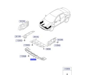 غطاء ماكينة سفلي