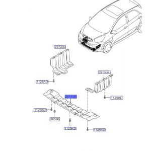 غطاء ماكينة سفلي