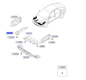 غطاء ماكينة سفلي