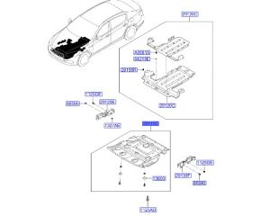 غطاء ماكينة سفلي