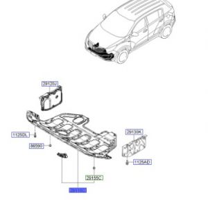 غطاء ماكينة سفلي