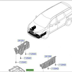 غطاء ماكينة سفلي