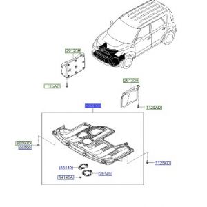 غطاء ماكينة سفلي