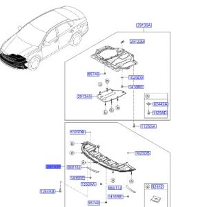 غطاء ماكينة سفلي