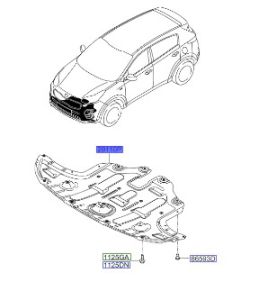 غطاء ماكينة سفلي