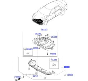 غطاء ماكينة سفلي