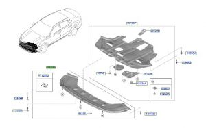 غطاء ماكينة سفلي