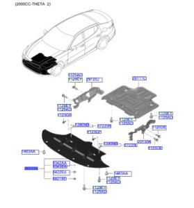 غطاء ماكينة سفلي