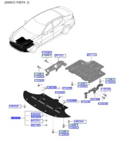 غطاء ماكينة سفلي