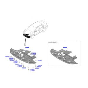 غطاء ماكينة سفلي