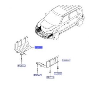 غطاء ماكينة سفلي