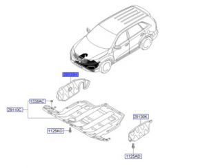 غطاء ماكينة سفلي