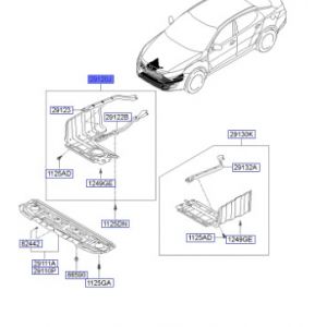 غطاء ماكينة سفلي