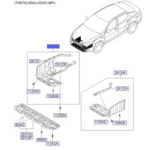 غطاء ماكينة سفلي