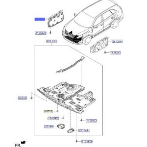 غطاء ماكينة سفلي
