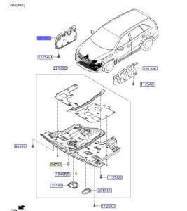 غطاء ماكينة سفلي