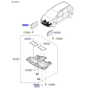 غطاء ماكينة سفلي