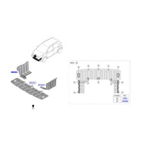 غطاء ماكينة سفلي