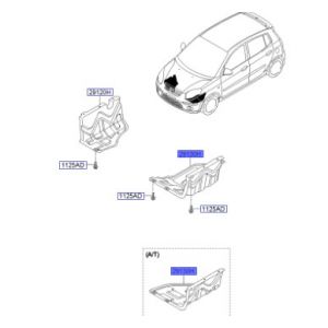 غطاء ماكينة سفلي